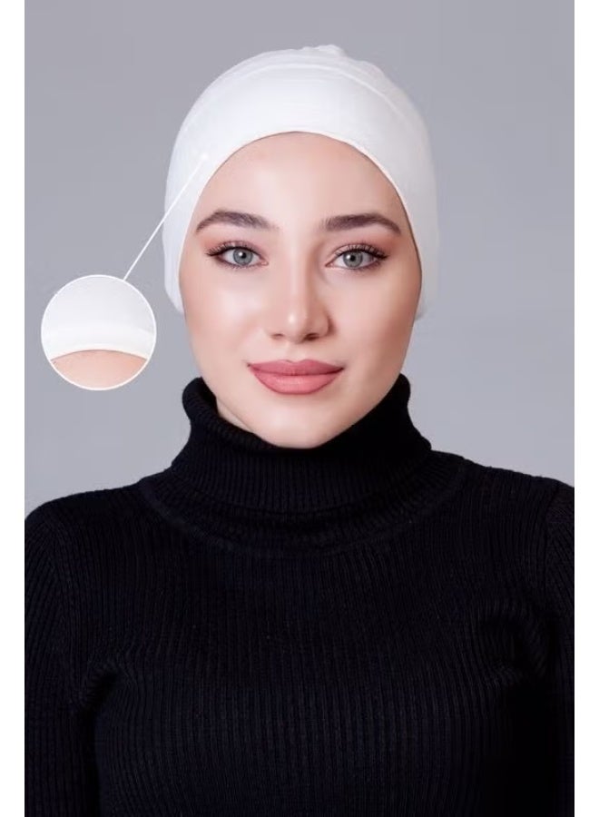 Nanak Cream Combed Non-Slip Bonnet - Image 5